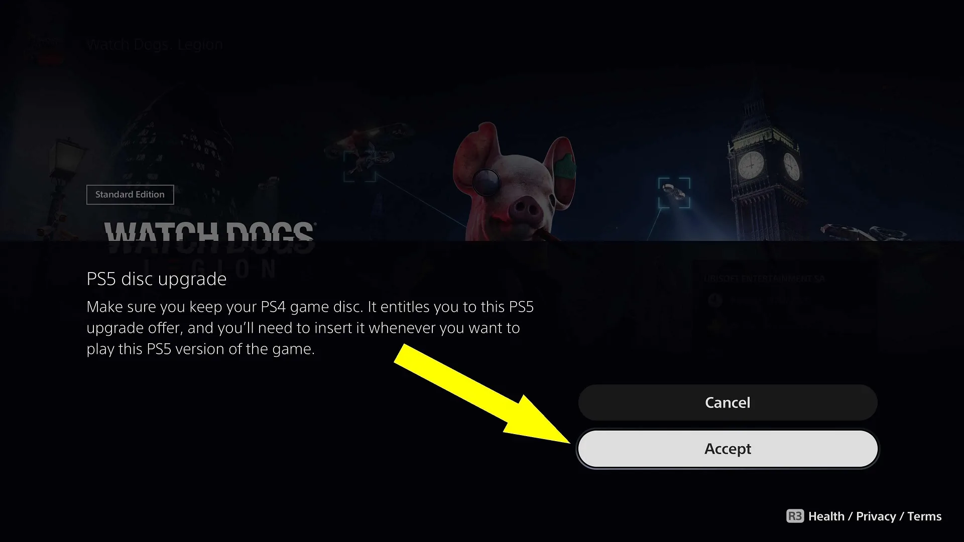 free upgrade ps4 game disc to ps5