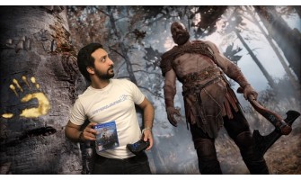 First Impression playing God of War on PS4 Pro at Gamerzlounge