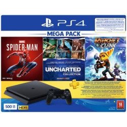 Sony PS4 500 GB Slim Console + 5 Games + 3 month plus uae