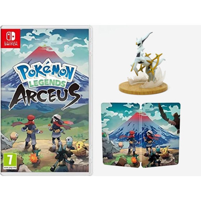 Pokemon Legends Arceus - Steelbook - Figurine - Nintendo Switch
