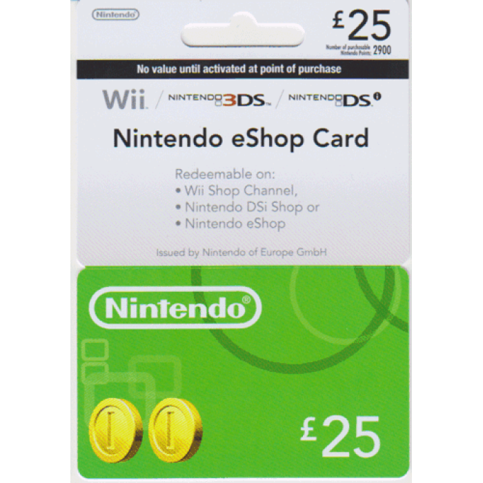Nintendo eShop Card  £25
