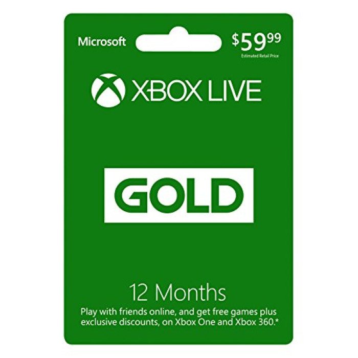 Microsoft Xbox LIVE 12 Month Gold Membership 