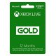 Microsoft Xbox LIVE 12 Month Gold Membership 
