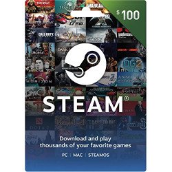 $100 Steam Digital Code 