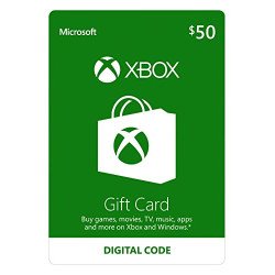 $50 Xbox Gift Card [Digital Code]