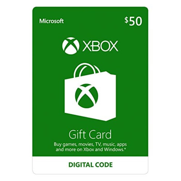 $50 Xbox Gift Card [Digital Code]