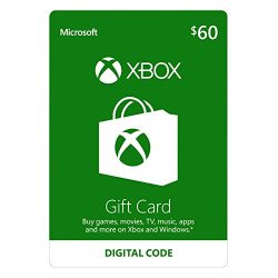 $60 Xbox Gift Card [Digital Code]