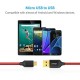 [2-Pack] Anker 3ft / 0.9m Nylon Braided Tangle-Free Micro USB Cable with Gold-Plated Connectors for Android, Samsung, HTC, Nokia, Sony and More (Red)