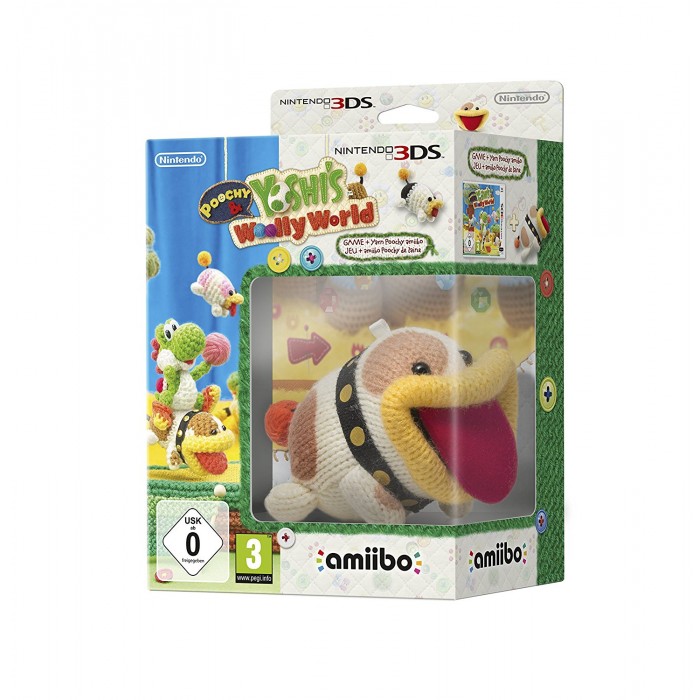 Poochy and Yoshi s Woolly World - Amiibo Bundle (Nintendo 3DS)