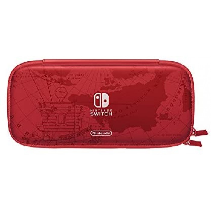 Nintendo Switch Carrying Case & Glass Screen Protector - Super Mario Odyssey Edition