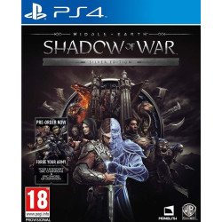 Middle Earth Shadow of War Silver Edition PS4 Steelbook Middle Earth Shadow of War Silver Edition PS4 Steelbook