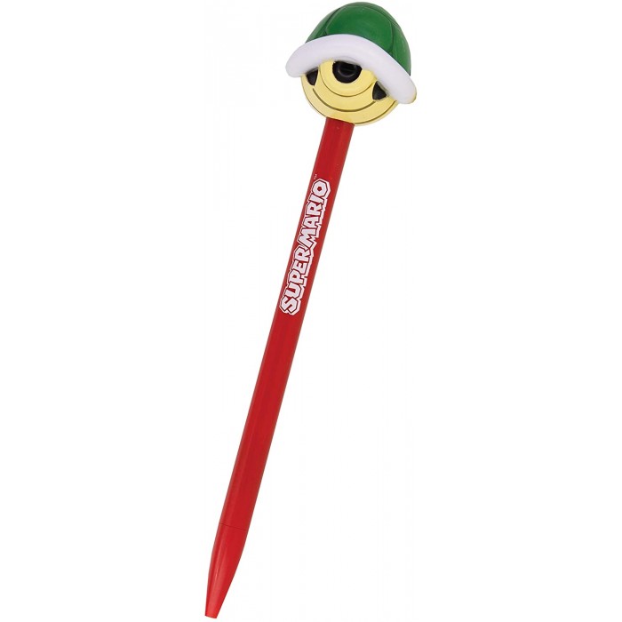 Super Mario Pen with Green Shell Topper - Officially Licensed Nintendo Merchandise
