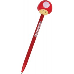 Super Mario Pen with Mushroom Topper - Officially Licensed Nintendo Merchandise Super Mario Pen with Mushroom Topper - Officially Licensed Nintendo Merchandise