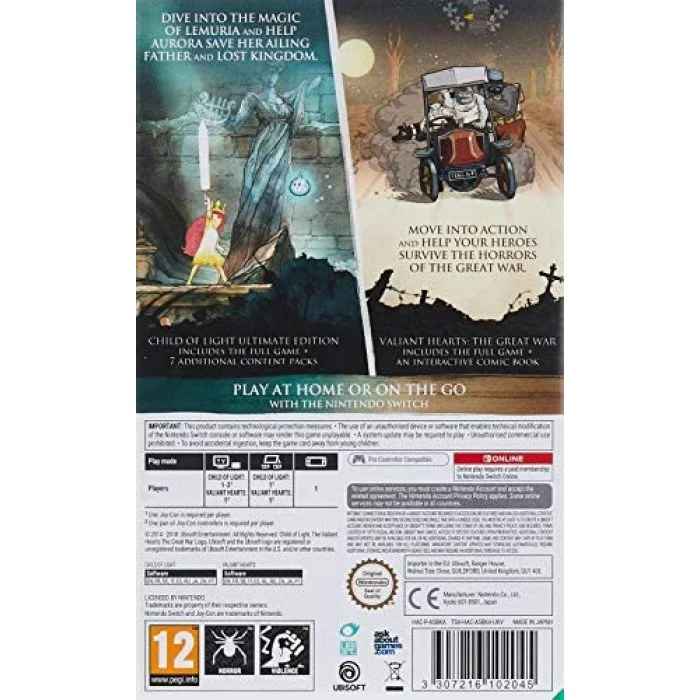 Child Of Light And Valiant Hearts