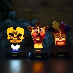 Paladone Crash Bandicoot Icon Light - Video Game Collectible Lamp Paladone Crash Bandicoot Icon Light - Video Game Collectible Lamp
