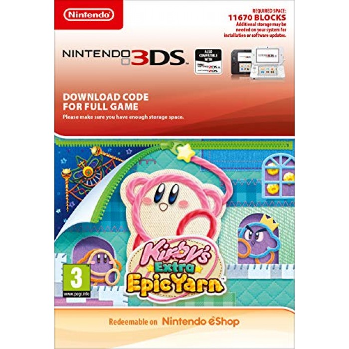 Kirby s Extra Epic Yarn (Nintendo 3DS)
