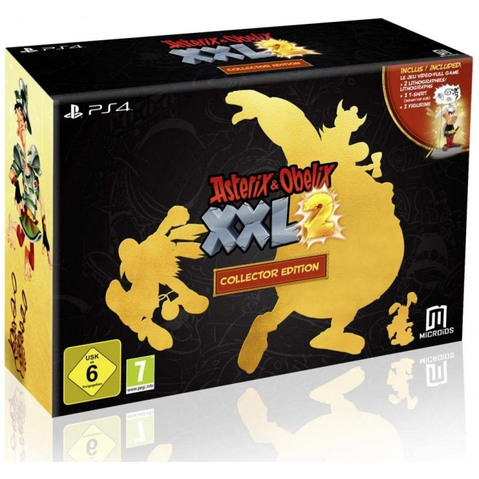 PS4 Asterix & Obelix XXL2 Collector s Edition  includes Asterix Figurine, Kid s Sized T-shirt, Two Lithographs