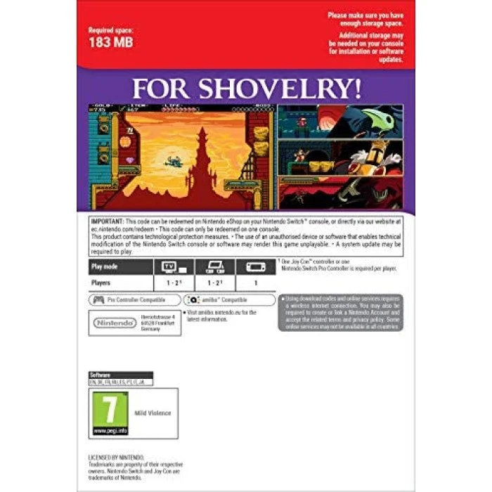 Shovel Knight: Treasure Trove (Nintendo Switch)