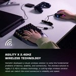 Gaming Keyboard and Mouse for PS4, Xbox One, Nintendo Switch, PC, GameSir VX2 AimSwitch Wireless Keyboard and Mouse Adapter with RGB Backlit, Controller Adapter for Computer and Consoles, 36 Keys