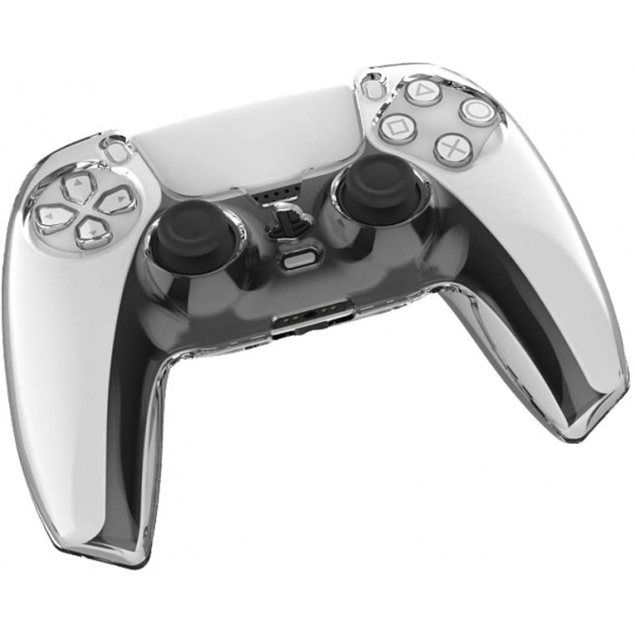 PS5 Hard Clear Controller Cover Skin Protector Compatible with Dualsense