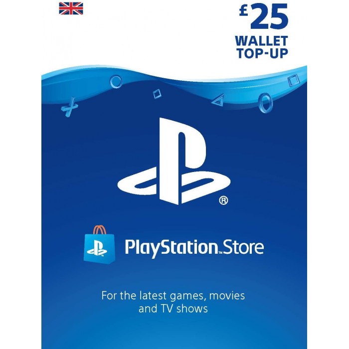 £25 UK Sony PlayStation Network Card - PlayStation Vita | PS3 | PS4 | PS5 | PSN