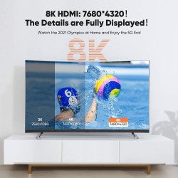HDMI 2.1 cable 2m 8K hdmi cable HDMI 2.1 cable 2m 8K hdmi cable