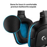 Logitech G432 Wired Gaming Headset, 7.1 Surround Sound, DTS Headphone:X 2.0, 50 mm Audio Drivers, USB and 3.5 mm Audio Jack, Flip-to-Mute Mic, Lightweight, PC/Mac/Xbox One/PS4/Nintendo Switch - Black