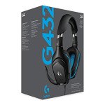 Logitech G432 Wired Gaming Headset, 7.1 Surround Sound, DTS Headphone:X 2.0, 50 mm Audio Drivers, USB and 3.5 mm Audio Jack, Flip-to-Mute Mic, Lightweight, PC/Mac/Xbox One/PS4/Nintendo Switch - Black