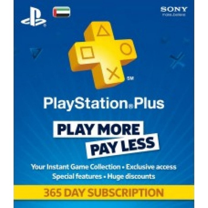 PlayStation Plus Card 1 Year Subscription - UAE Store -  - PSN