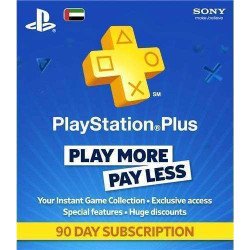 PlayStation Plus Card 3 month - UAE Store - - PSN PlayStation Plus Card 3 month - UAE Store - - PSN
