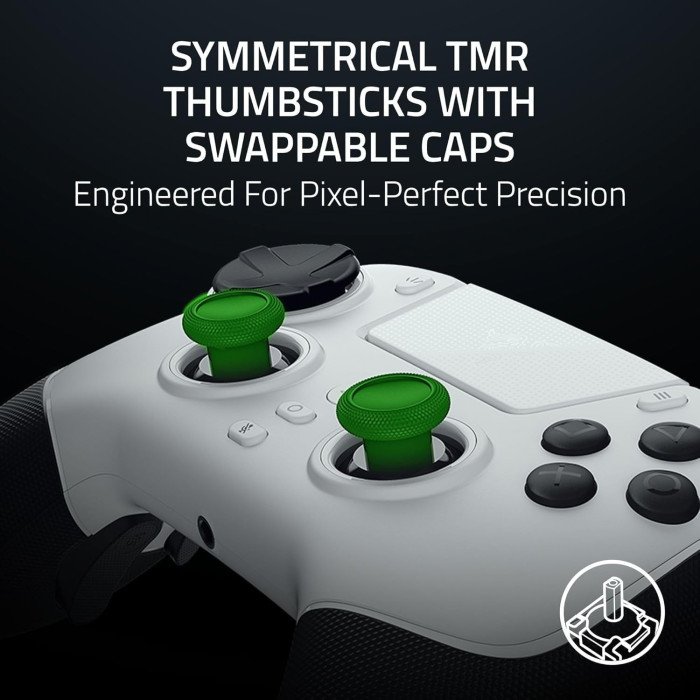 Razer Raiju V3 Pro White Edition Wireless Controller for PS5 and PC Razer Raiju V3 Pro White Edition Wireless Controller for PS5 and PC