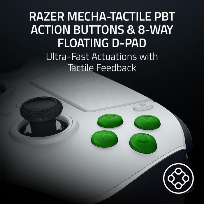 Razer Raiju V3 Pro White Edition Wireless Controller for PS5 and PC Razer Raiju V3 Pro White Edition Wireless Controller for PS5 and PC