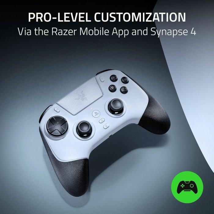 Razer Raiju V3 Pro White Edition Wireless Controller for PS5 and PC Razer Raiju V3 Pro White Edition Wireless Controller for PS5 and PC