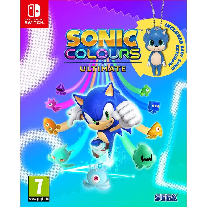 Sonic Colours Ultimate with Baby Sonic Keychain | Exclusive | Nintendo Switch
