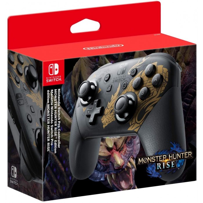 Switch Pro Controller Monster Hunter Rise Edition - Nintendo Switch