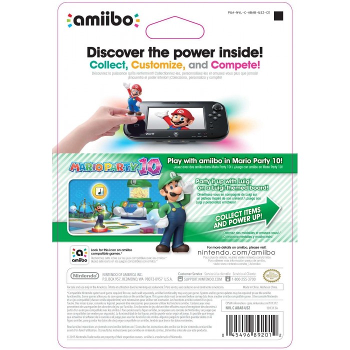 Luigi Amiibo (Super Mario Bros Series)