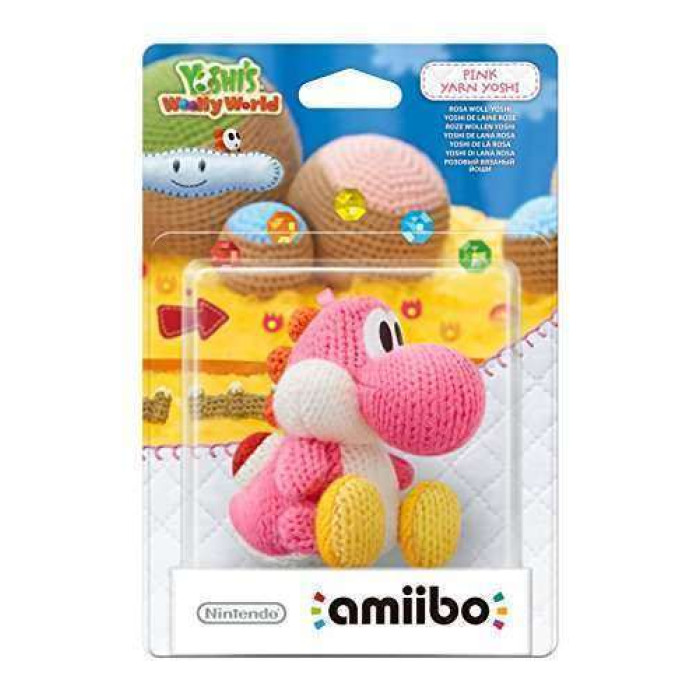Yoshi's Woolly World Pink Yarn Yoshi Amiibo
