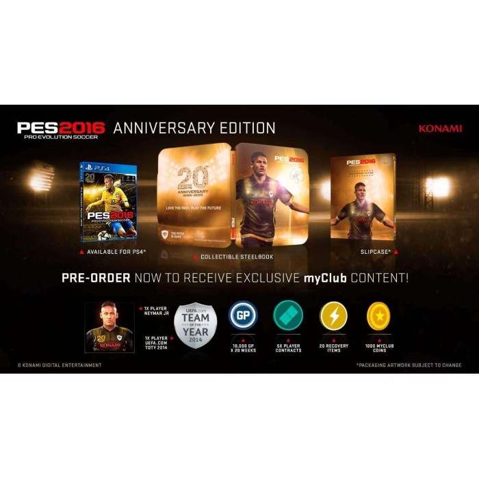 Pro Evolution Soccer 2016 Day 1 Edition - Arabic Commentary (PS4)