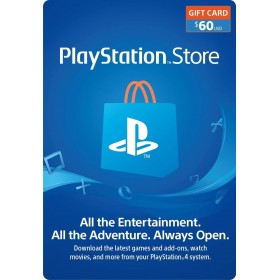 $60 US PlayStation Store Gift Card 